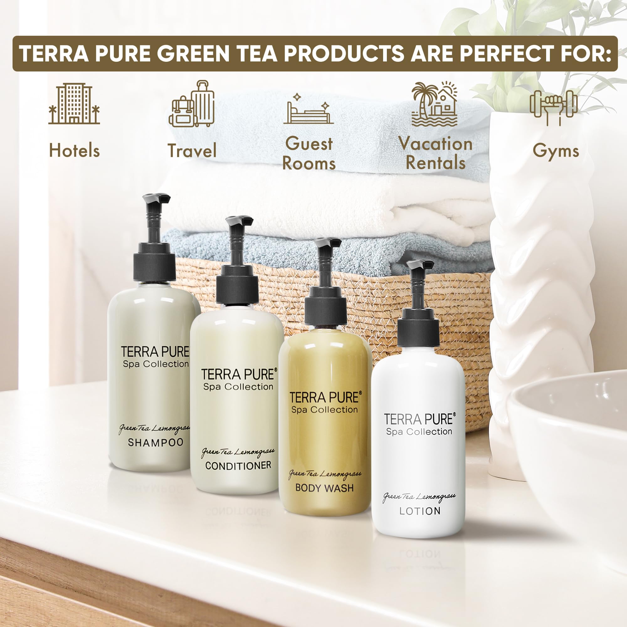 Amazon.com : Terra Pure Spa Collection Amenities Set,10.14oz